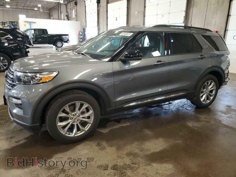 2023 Ford EXPLORER XLT (VIN 1FMSK8DH3PGC09781) — фото 1 из 15, Copart, повреждение: задняя часть