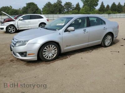 2011 Ford FUSION Hybrid, серебристый — VIN 3FADP0L32BR129675, Copart