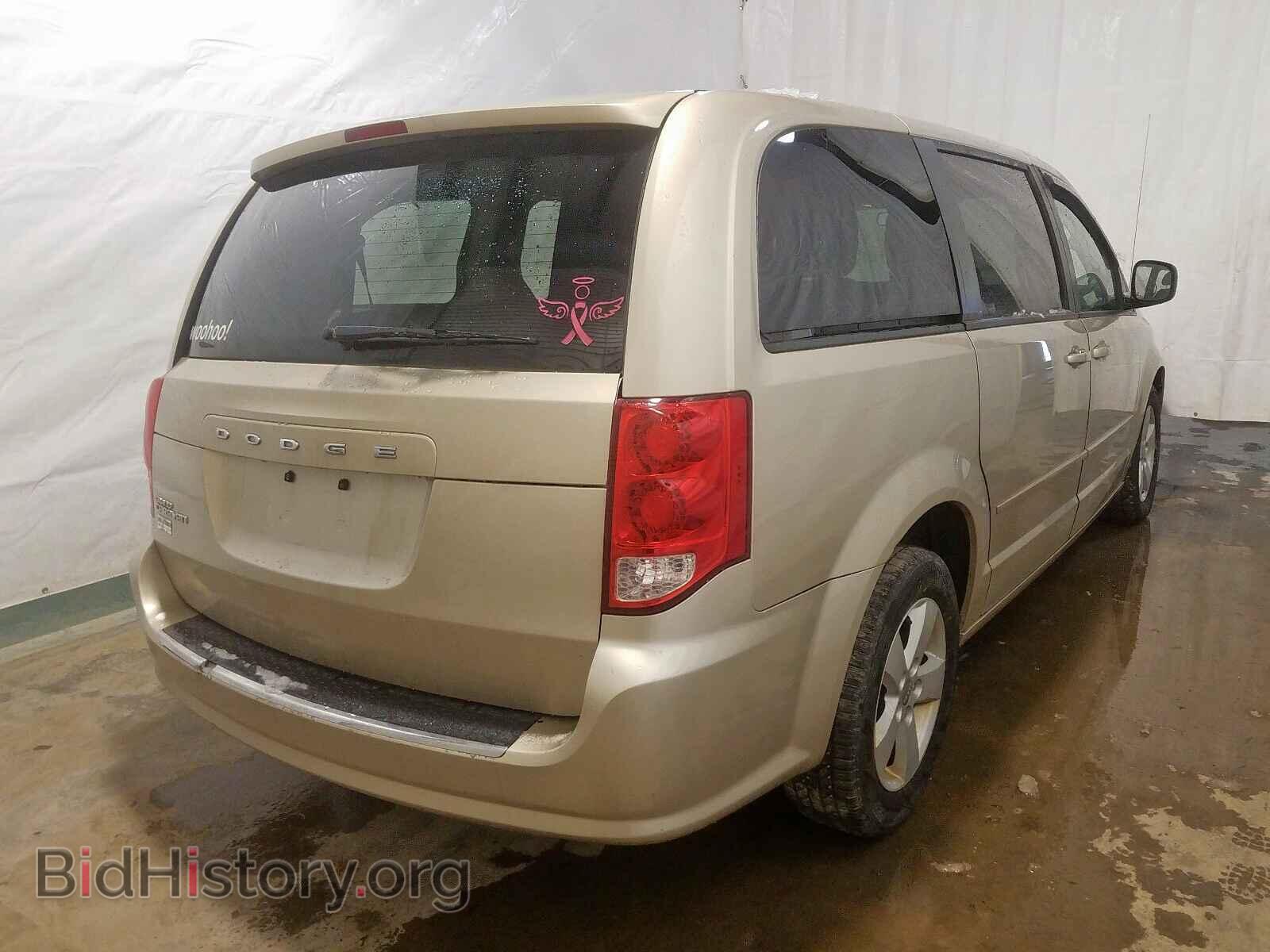 2013 DODGE CARAVAN - VIN: 2C4RDGBG1DR537227 - Фото 4