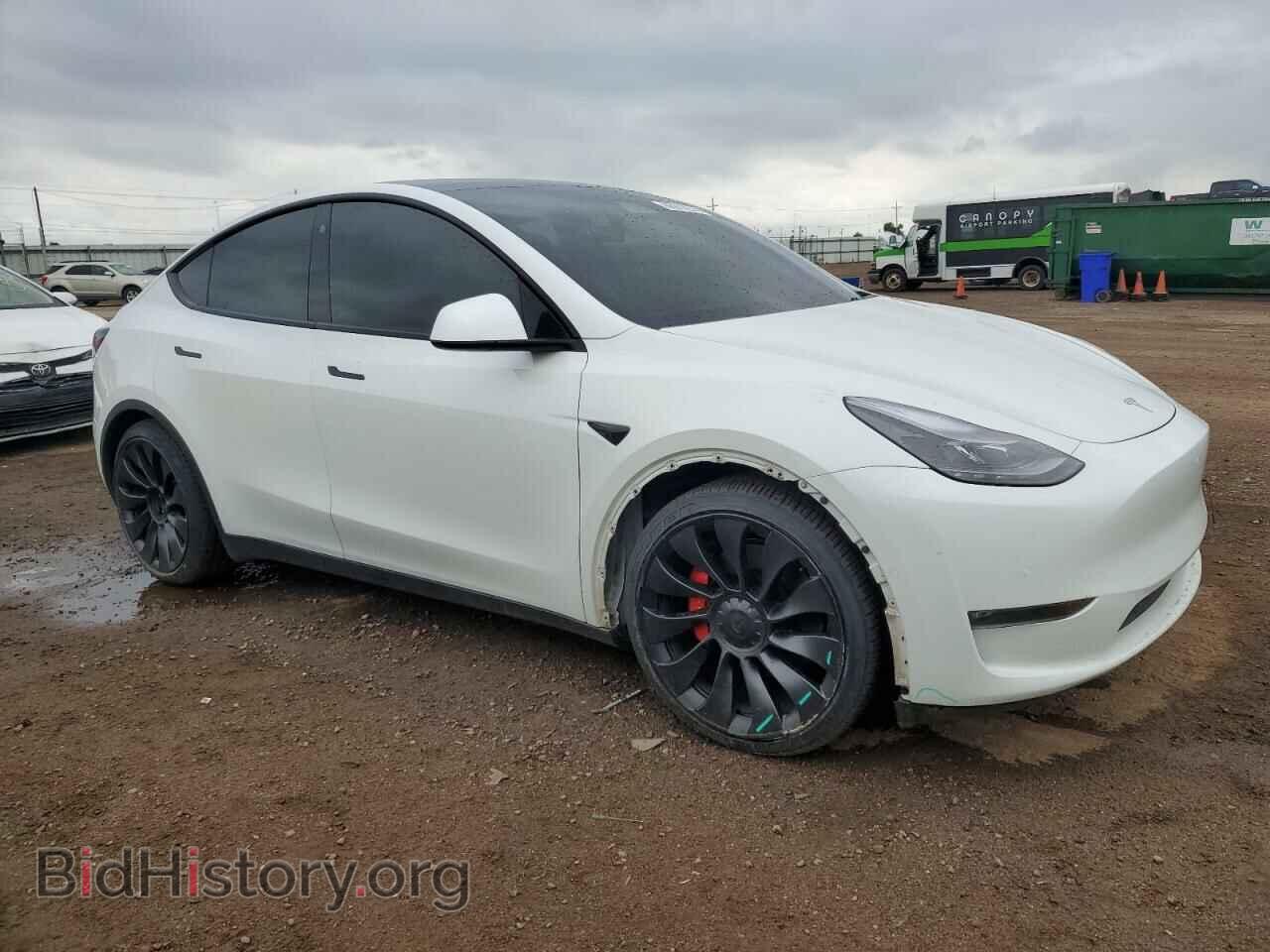 2022 TESLA MODEL Y - VIN: 7SAYGDEF1NF397281 - Фото 4