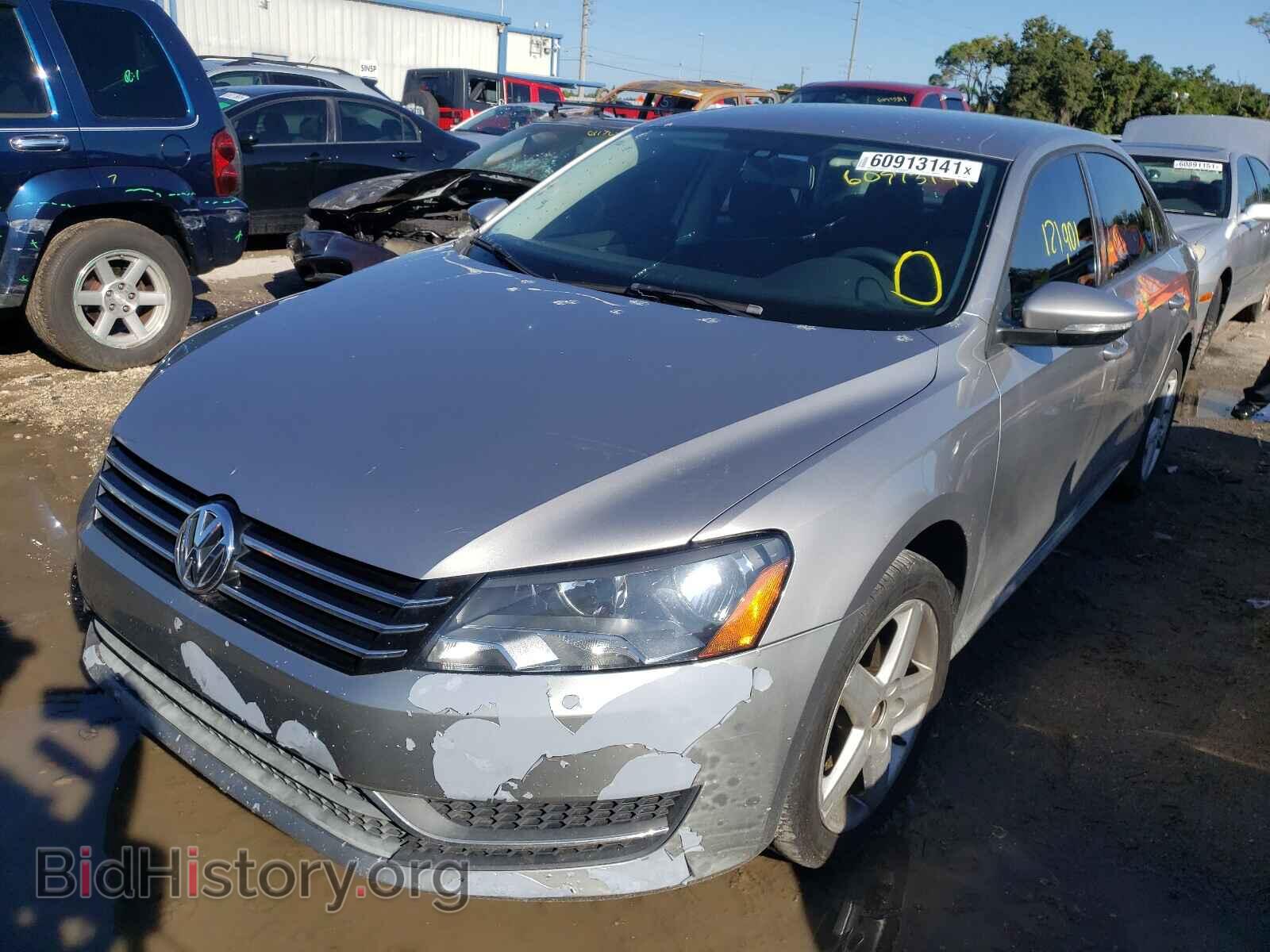 2012 VOLKSWAGEN PASSAT - VIN: 1VWAP7A34CC102886 - Фото 2