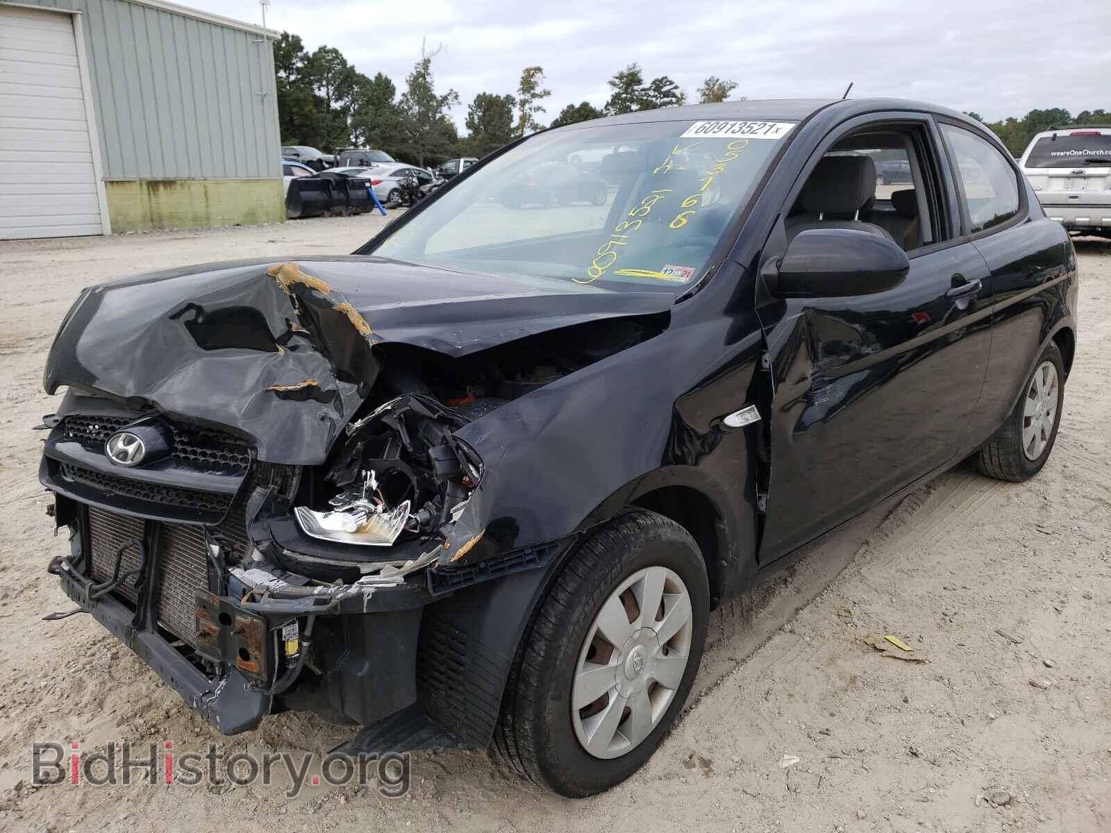 2007 HYUNDAI ACCENT - VIN: KMHCM36C27U053768 - Фото 2