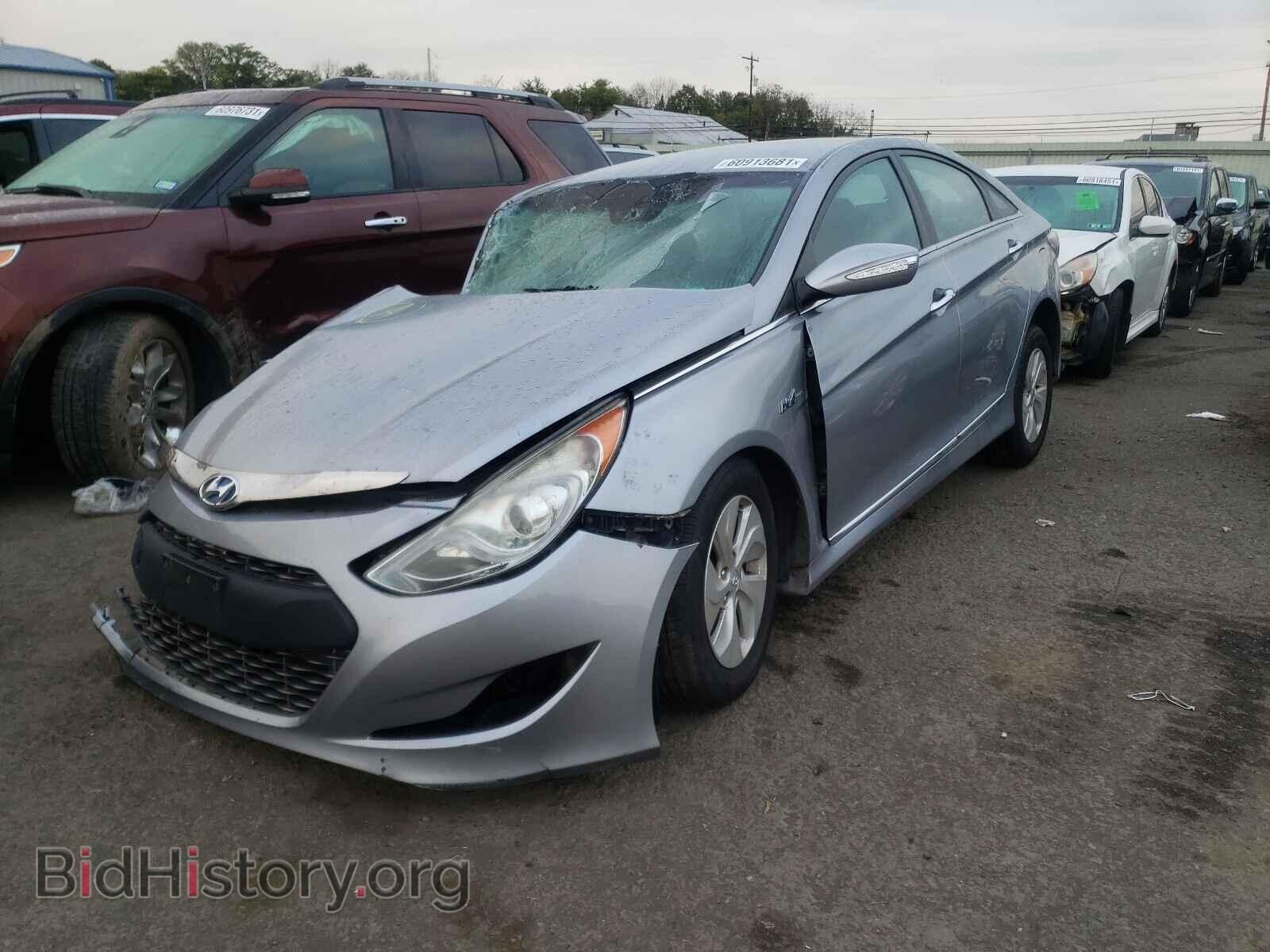 2014 HYUNDAI SONATA - VIN: KMHEC4A48EA117988 - Фото 2