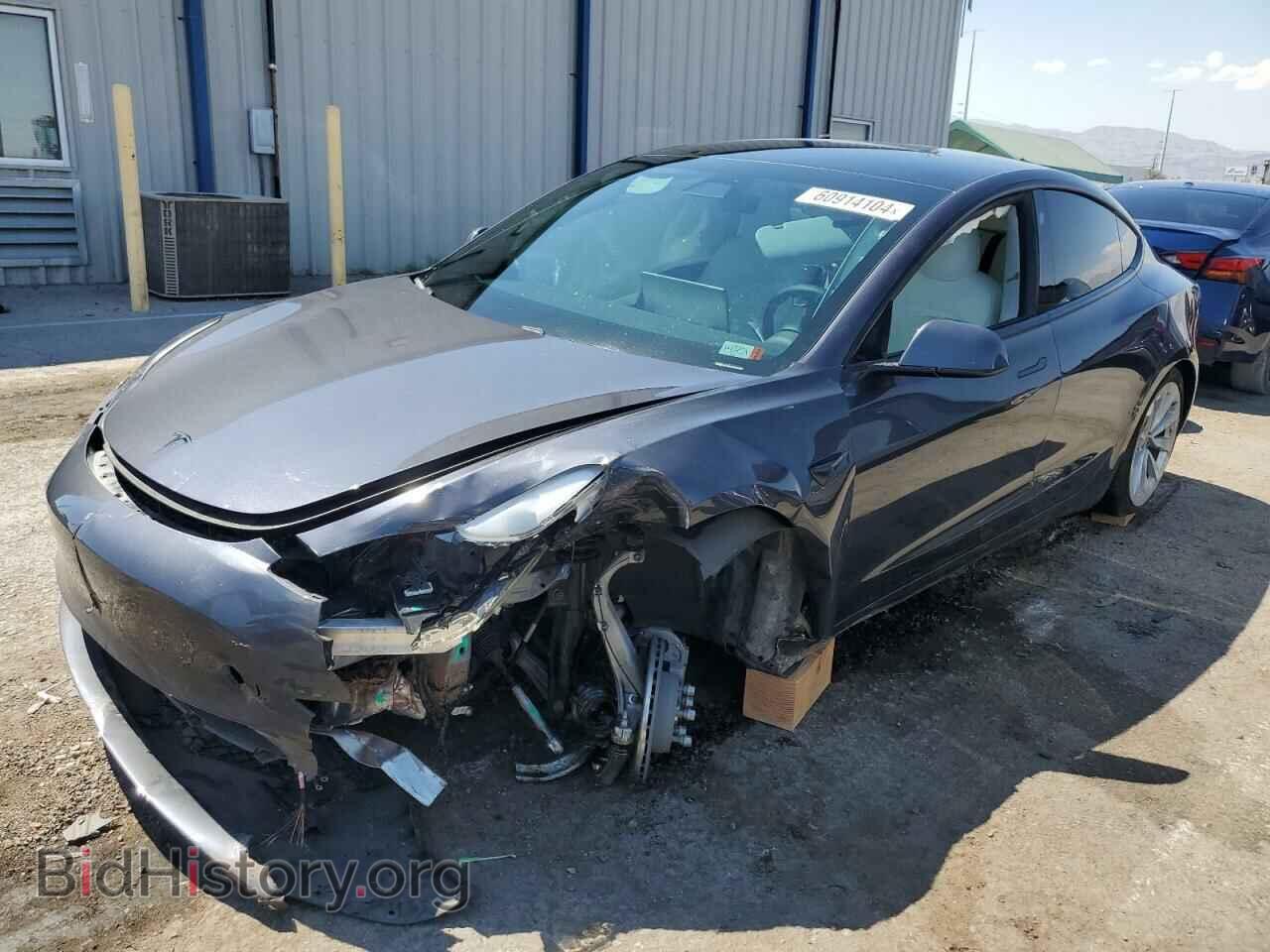 Photo 5YJ3E1EB4MF073782 - TESLA MODEL 3 2021