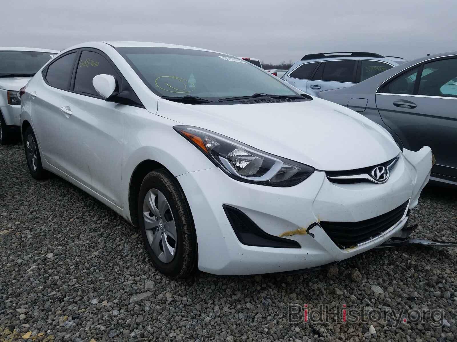 Фотография 5NPDH4AE5GH733234 - HYUNDAI ELANTRA 2016