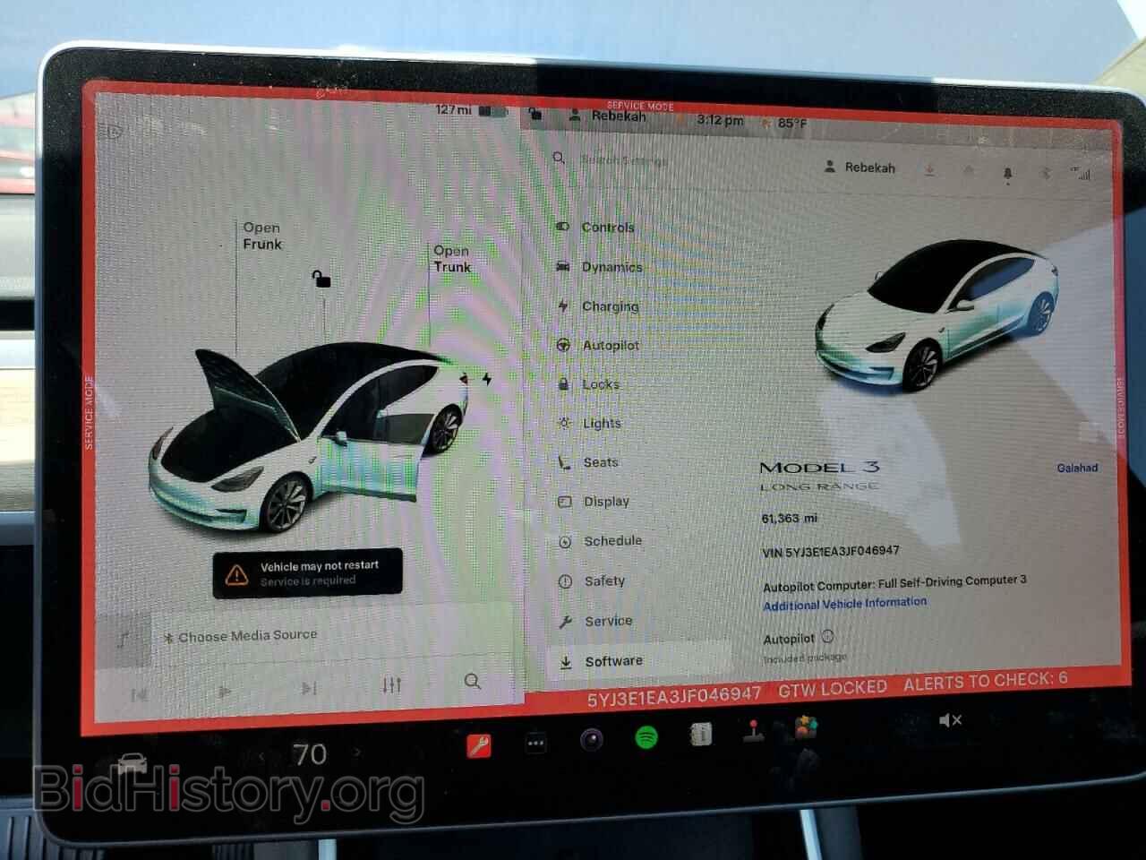 2018 TESLA MODEL 3 - VIN: 5YJ3E1EA3JF046947 - Photo 9