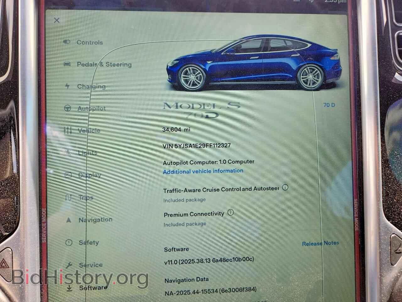 2015 TESLA MODEL S - VIN: 5YJSA1E29FF112327 - Photo 9