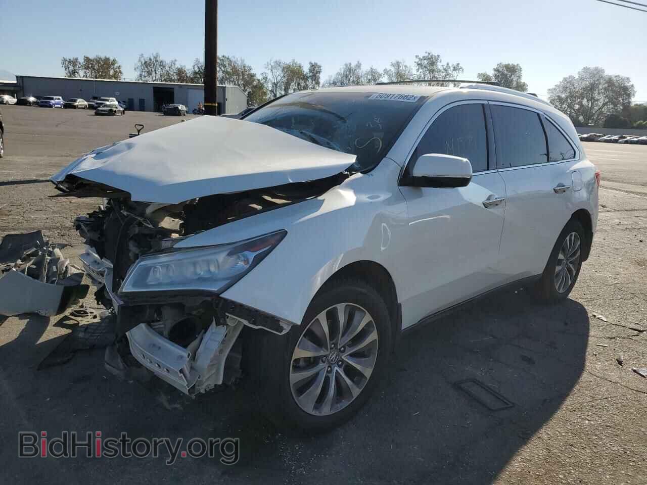 2014 ACURA MDX - VIN: 5FRYD3H49EB007343 - Фото 2