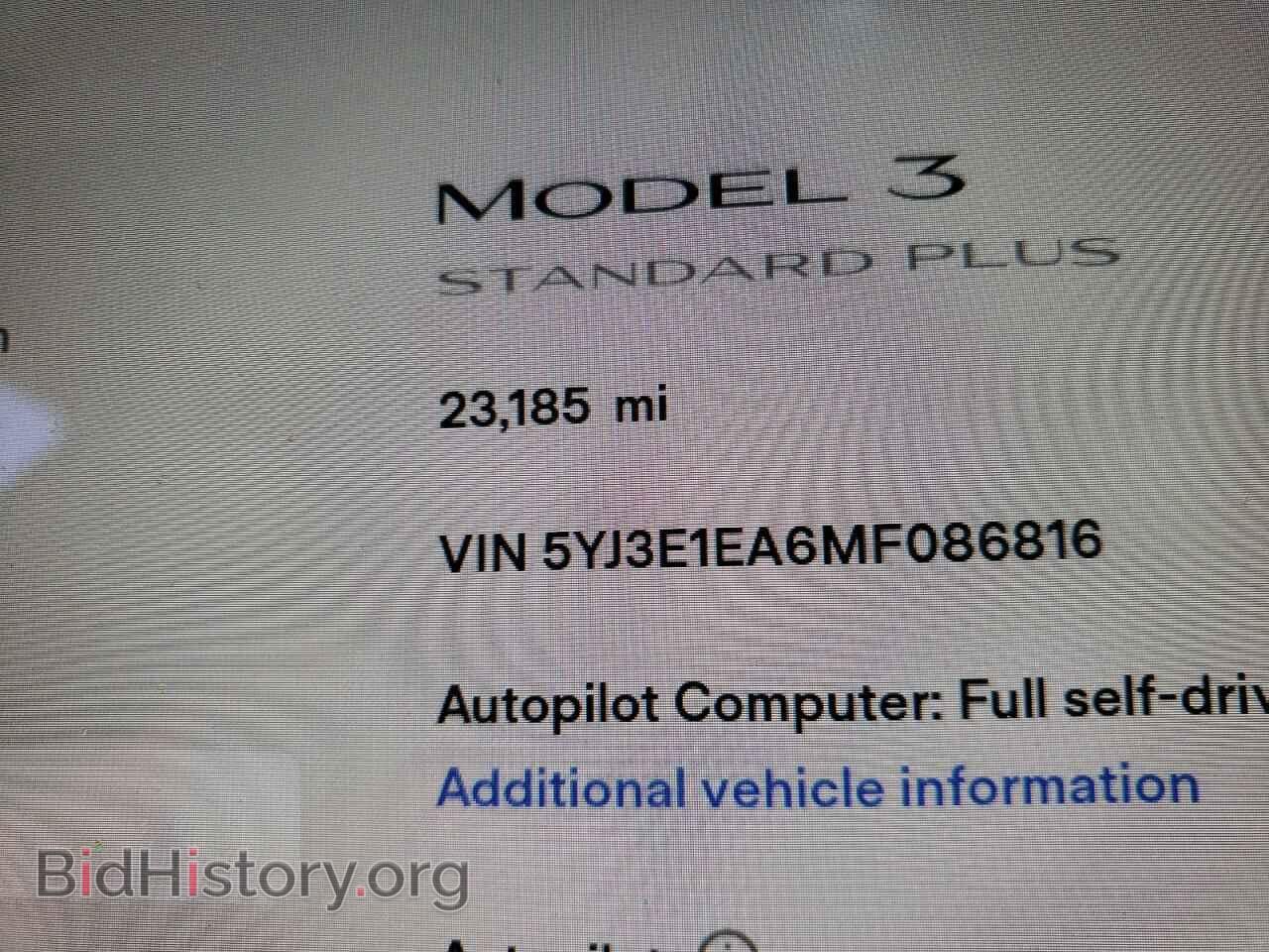 2021 TESLA MODEL 3 - VIN: 5YJ3E1EA6MF086816 - Photo 8