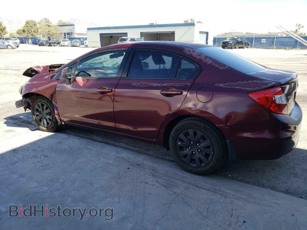 2012 HONDA CIVIC - VIN: 2HGFB2F51CH592934 - Фото 2