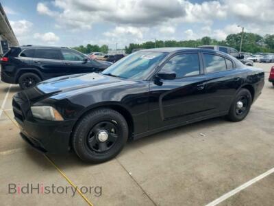 2012 Dodge CHARGER Police, black — VIN 2C3CDXAG3CH264744, Copart