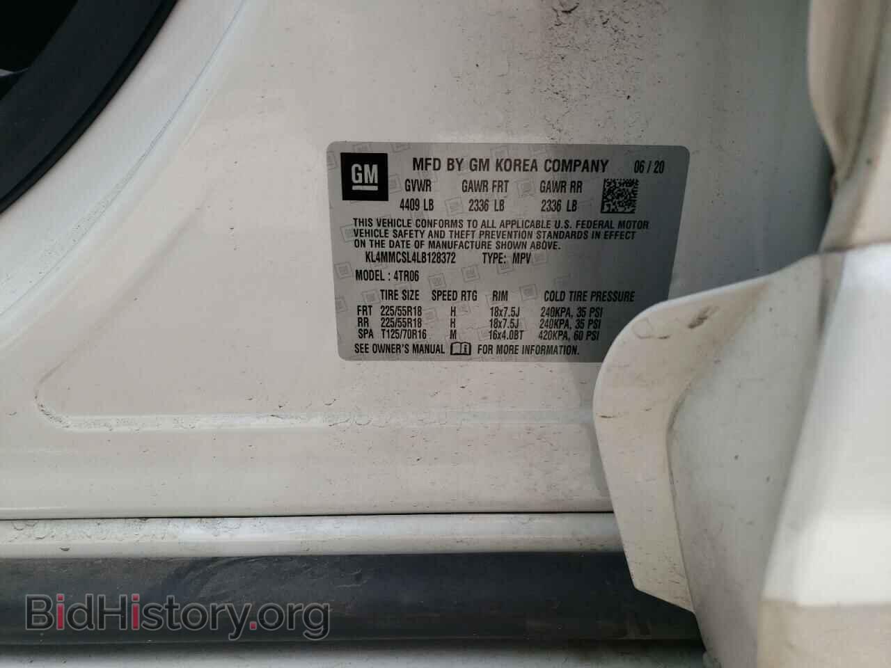 2020 BUICK ENCORE - VIN: KL4MMCSL4LB128372 - Photo 12