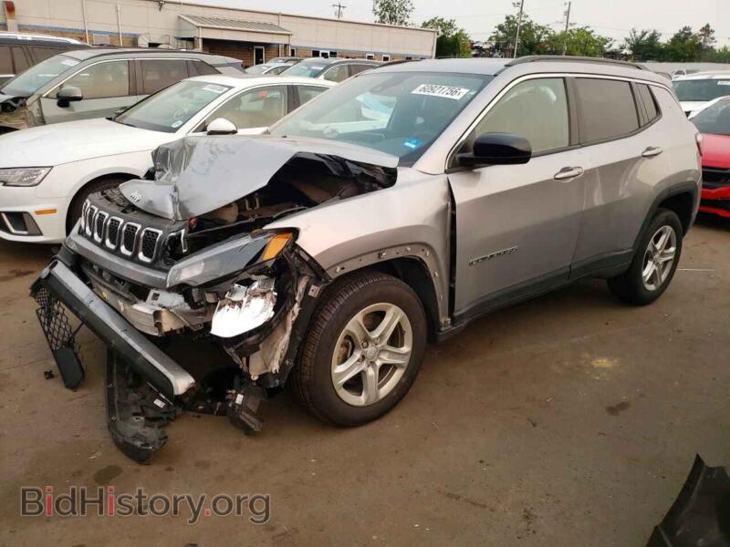 2023 Jeep COMPASS Latitude (VIN 3C4NJDBN2PT524024) — photo 1 of 14, Copart, damage: front end