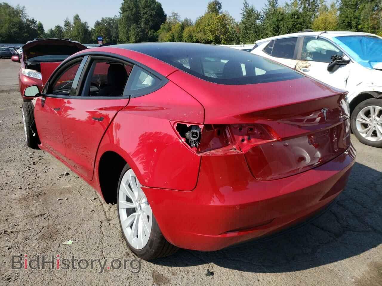 2022 TESLA MODEL 3 - VIN: 5YJ3E1EB9NF192512 - Photo 3