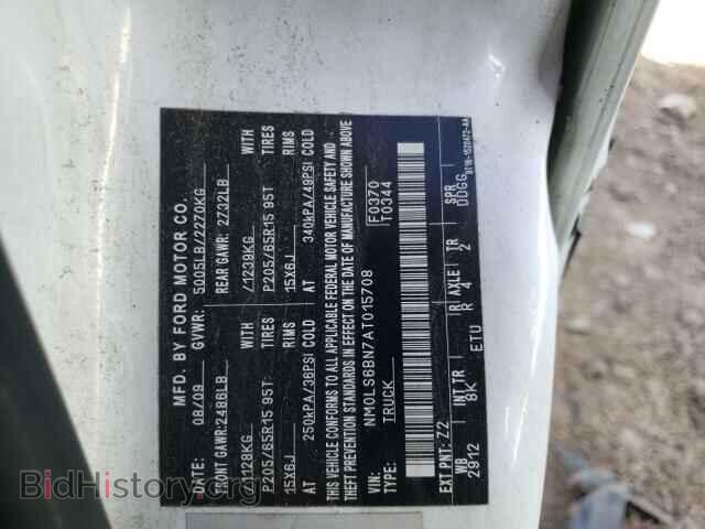 2010 FORD TRANSIT CO - VIN: NM0LS6BN7AT015708 - Фото 10