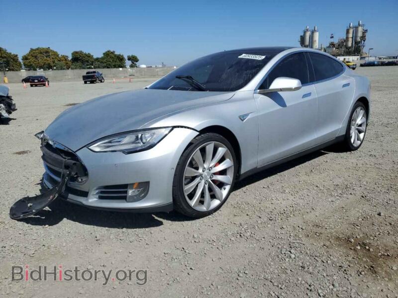 2016 Tesla MODEL S (VIN 5YJSA1E4XGF115997) — photo 1 of 12, Copart, damage: front end