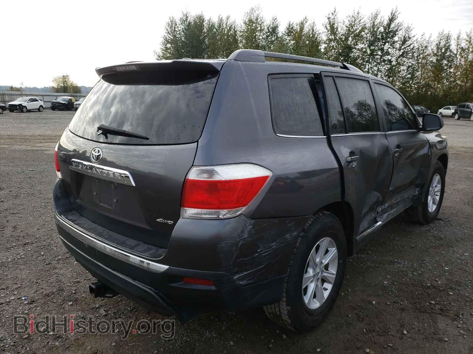 2011 TOYOTA HIGHLANDER - VIN: 5TDBK3EH0BS064509 - Фото 4