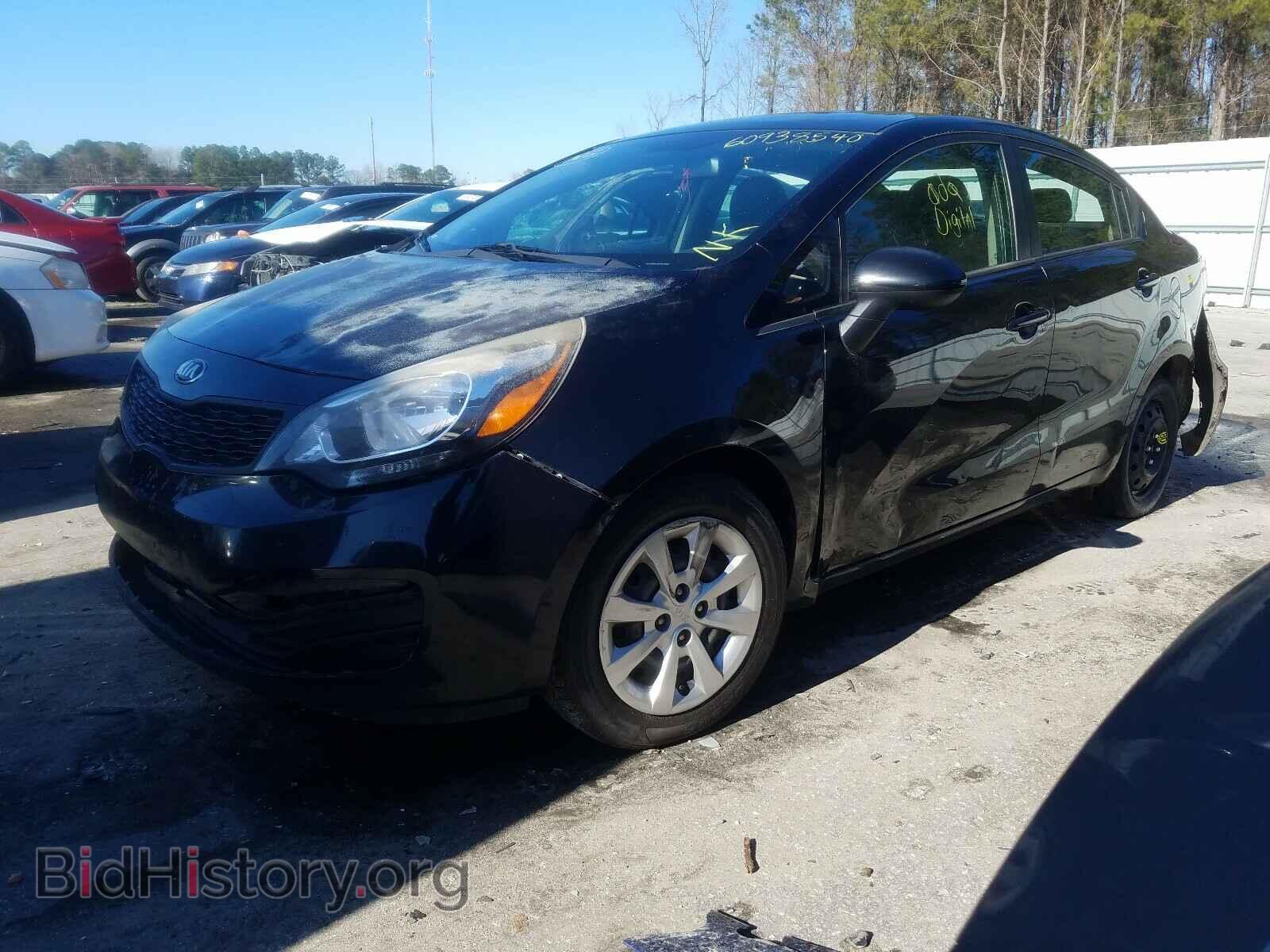 2015 KIA RIO - VIN: KNADM4A39F6520853 - Фото 2