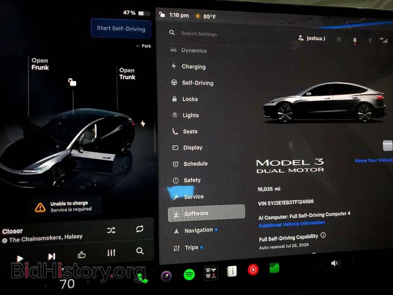 2026 TESLA MODEL 3 - VIN: 5YJ3E1EB3TF124686 - Photo 9