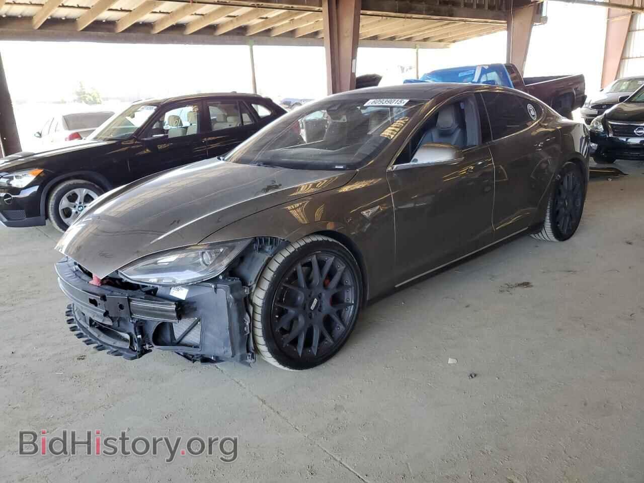 Photo 5YJSA1V41FF100609 - TESLA MODEL S 2015