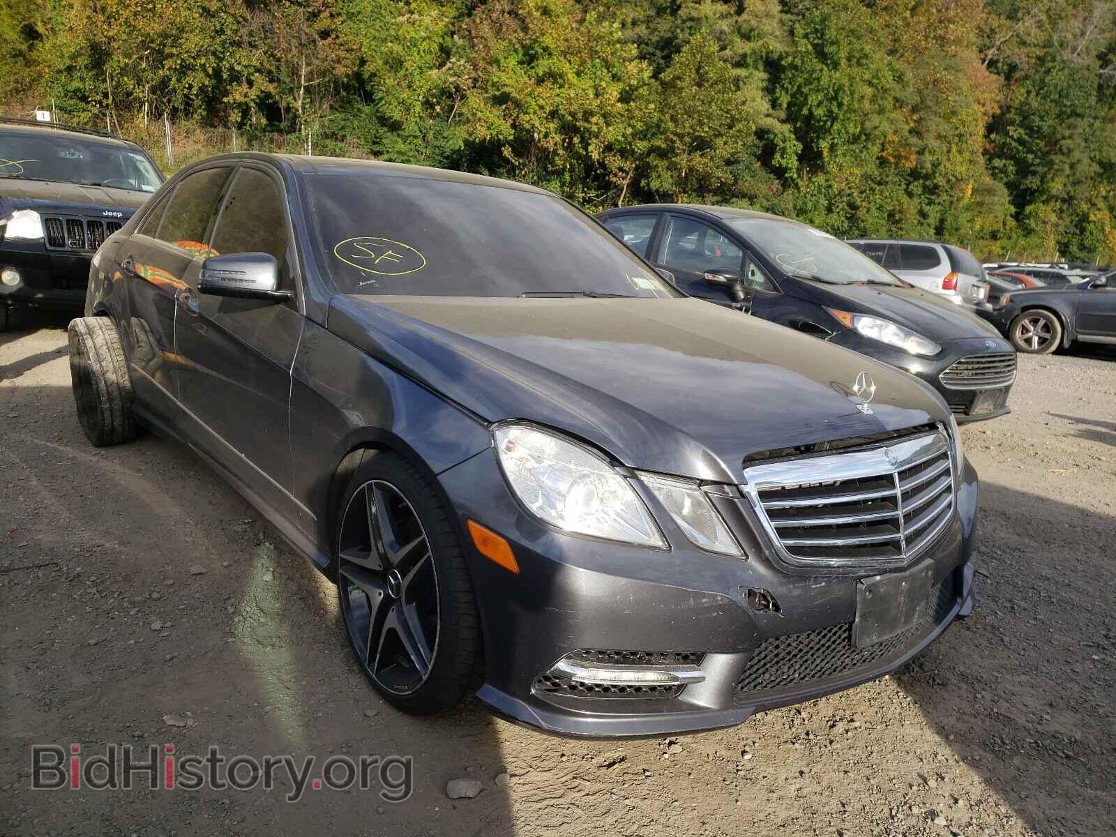 Photo WDDHF8JB1DA734023 - MERCEDES-BENZ E-CLASS 2013