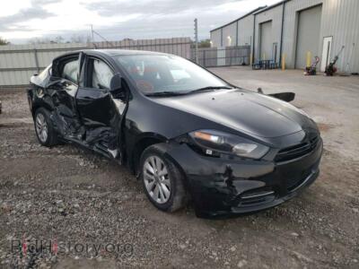 2014 Dodge DART Dart SXT, черный — VIN 1C3CDFBBXED910164, Copart