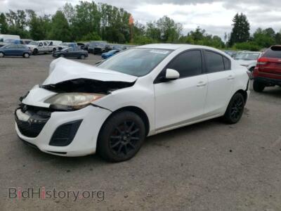 2011 Mazda 3 I, white — VIN JM1BL1UF3B1390156, Copart