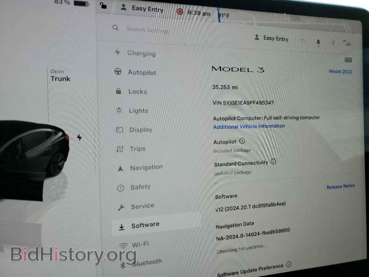 2023 TESLA MODEL 3 - VIN: 5YJ3E1EA9PF495347 - Photo 9
