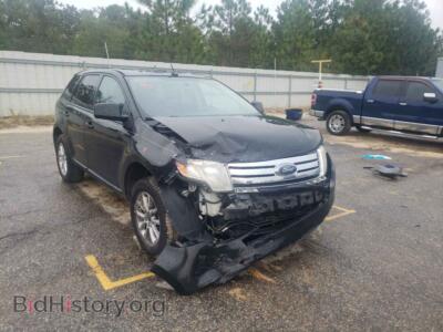 2007 Ford EDGE EDGE SEL, черный — VIN 2FMDK38C27BB53768, Copart