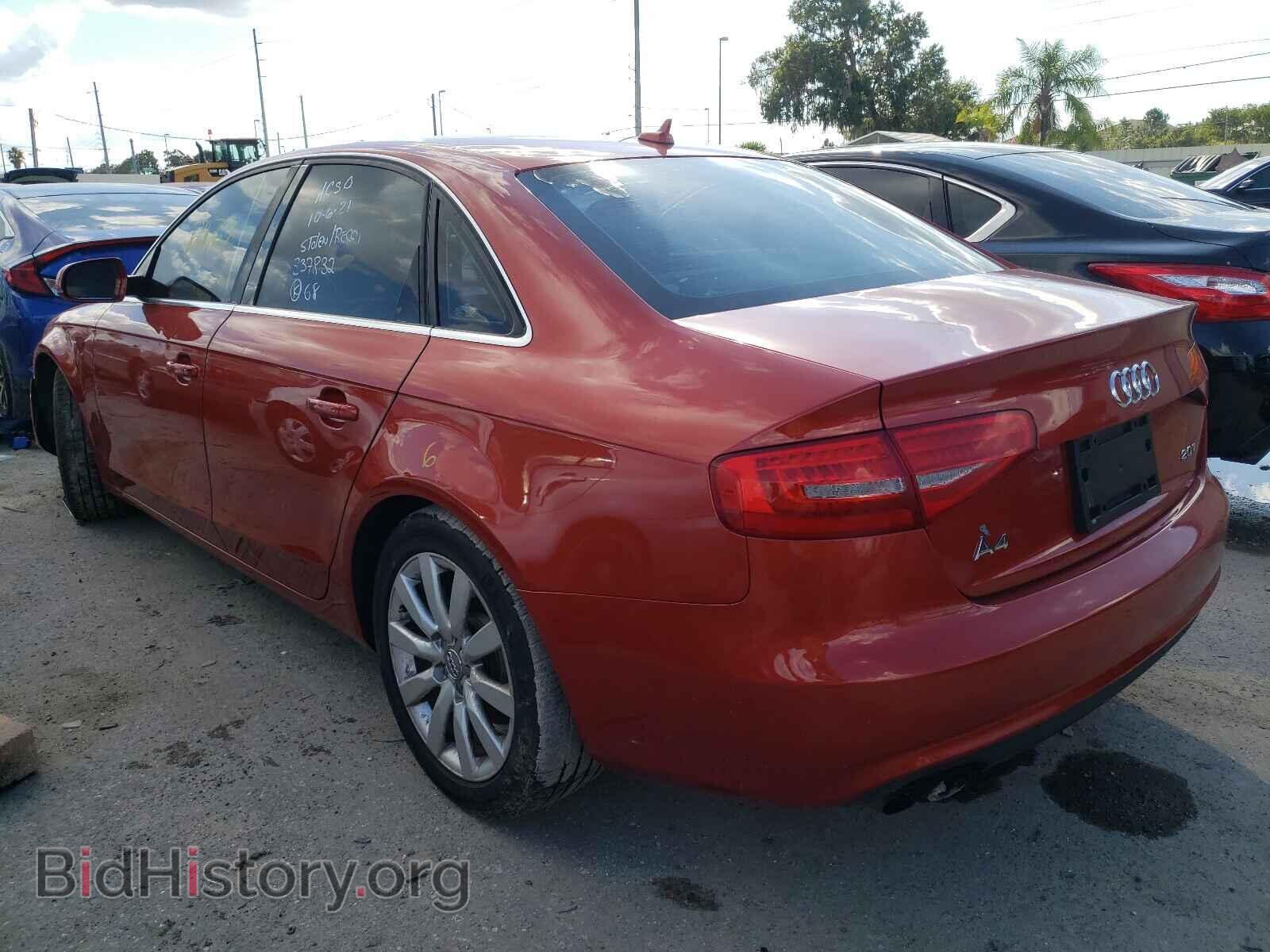 2013 AUDI A4 - VIN: WAUAFAFL1DA107372 - Фото 3