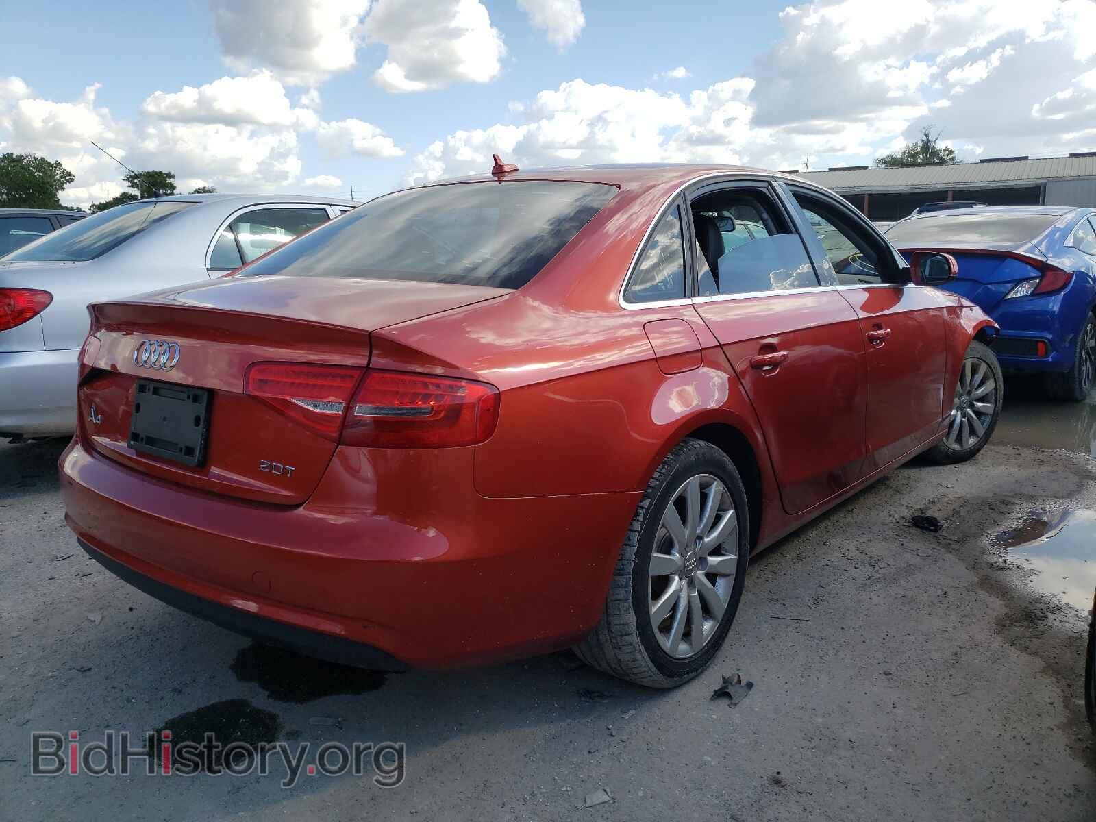 2013 AUDI A4 - VIN: WAUAFAFL1DA107372 - Фото 4