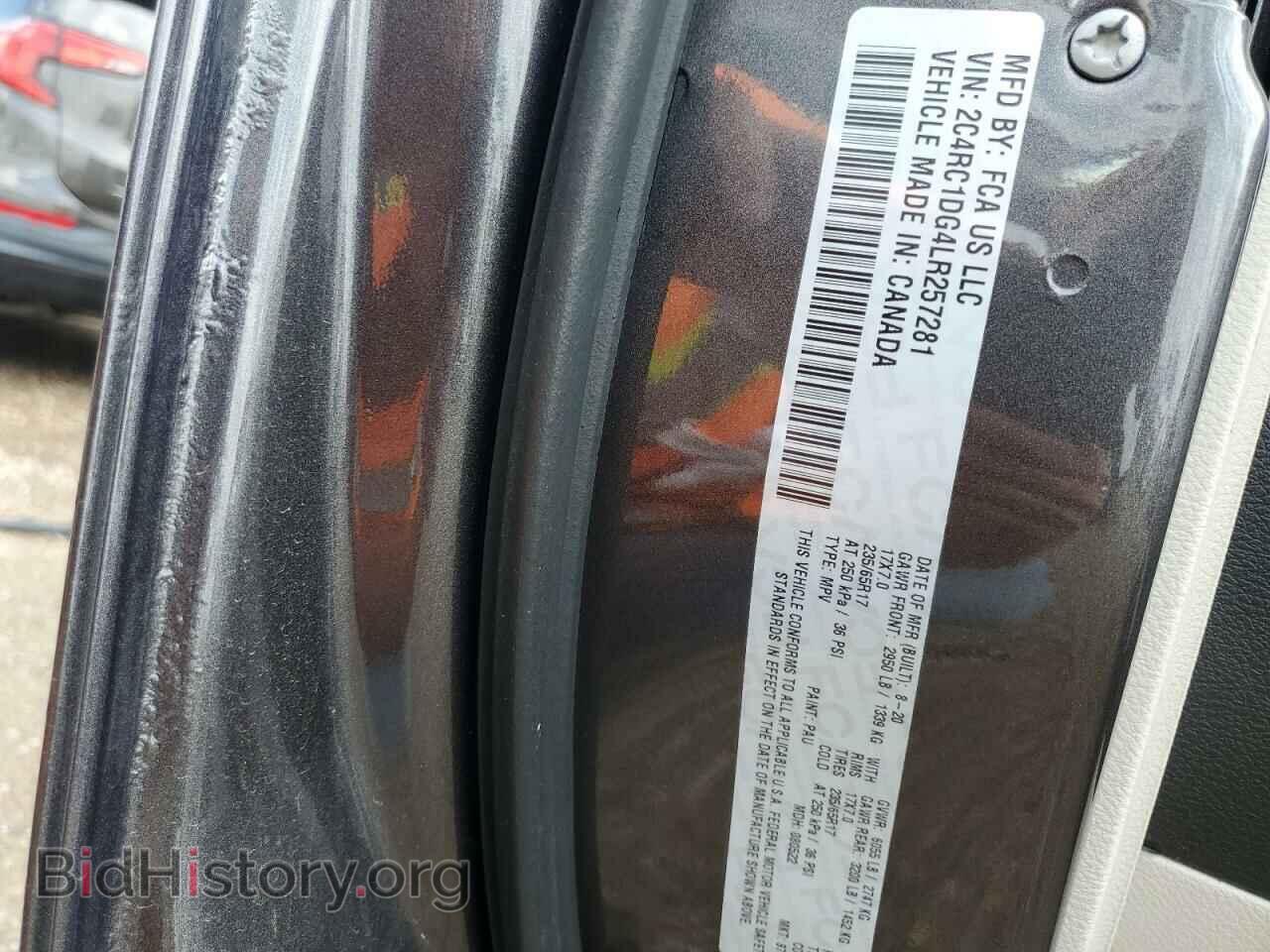 2020 CHRYSLER MINIVAN - VIN: 2C4RC1DG4LR257281 - Фото 13