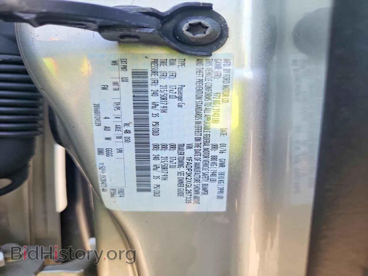 2016 FORD FOCUS - VIN: 1FADP3K2XGL267335 - Photo 12