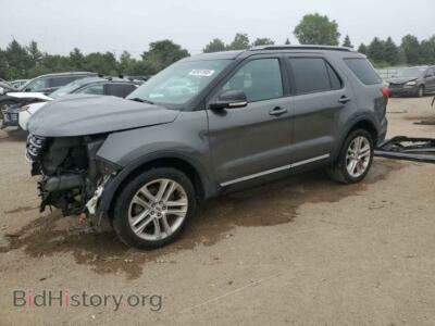 2017 Ford EXPLORER XLT, gray — VIN 1FM5K8D80HGB51952, Copart