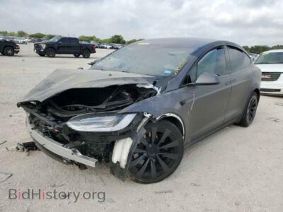 2022 Tesla MODEL X, белый — VIN 7SAXCAE56NF355847, Copart