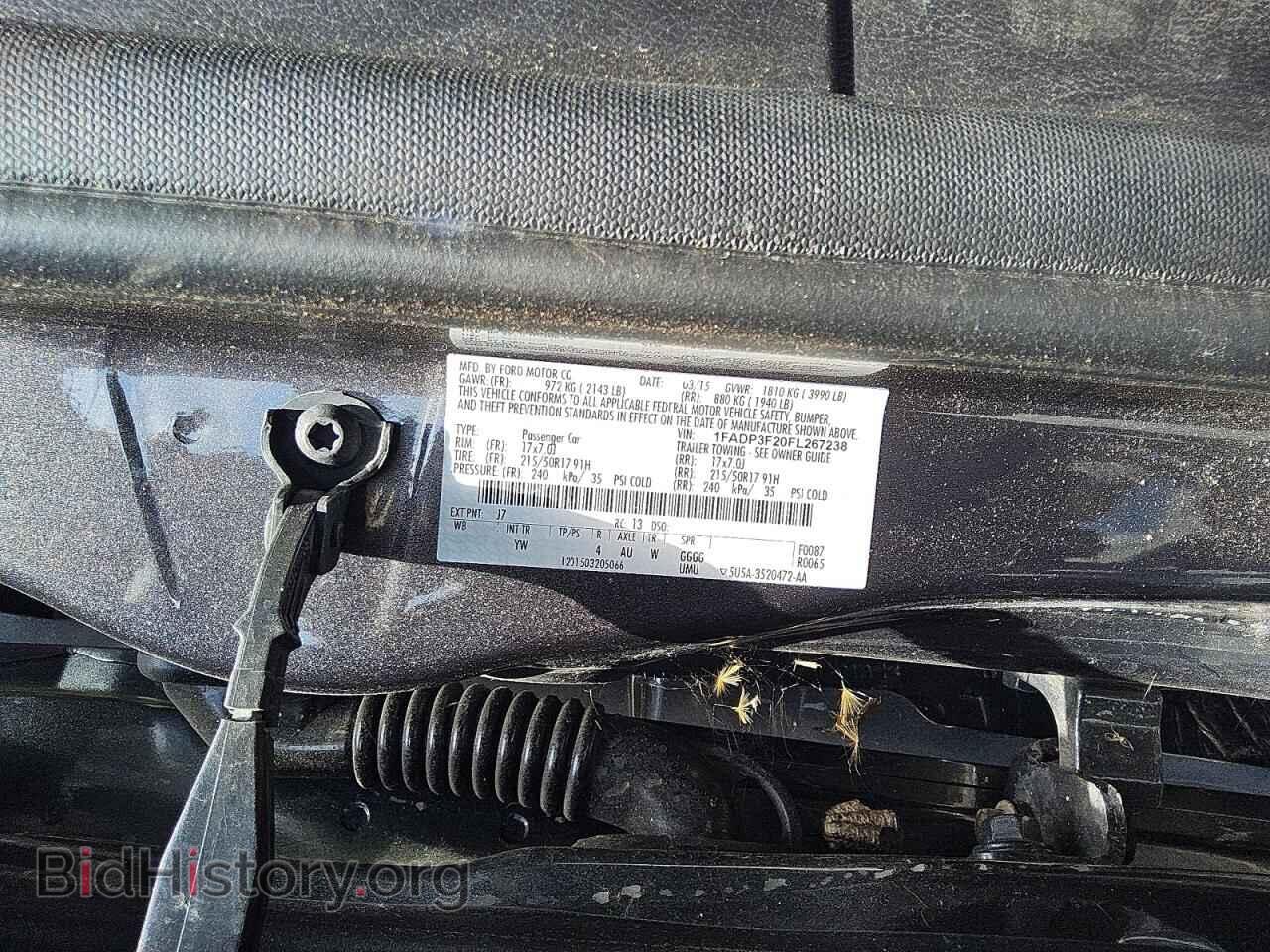 2015 FORD FOCUS - VIN: 1FADP3F20FL267238 - Photo 12