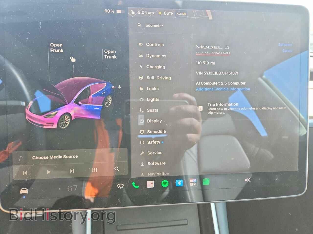 2018 TESLA MODEL 3 - VIN: 5YJ3E1EB7JF151371 - Photo 9
