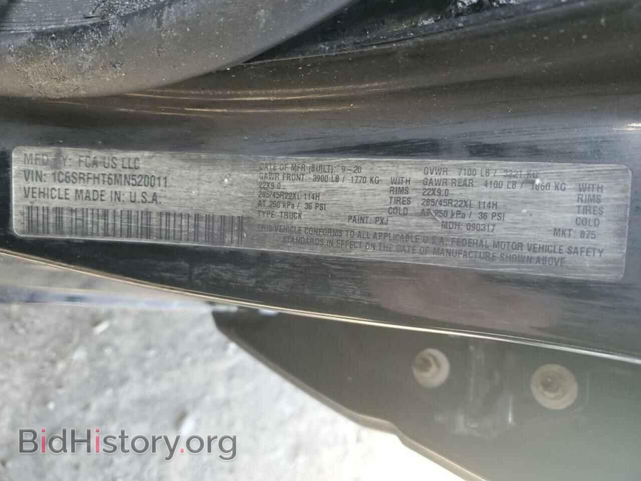 2021 RAM 1500 - VIN: 1C6SRFHT6MN520011 - Photo 10