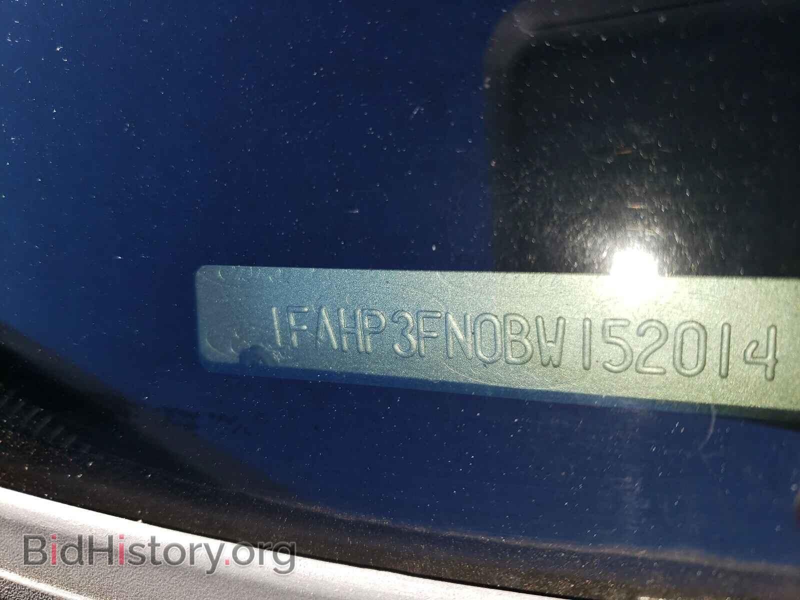 2011 FORD FOCUS - VIN: 1FAHP3FN0BW152014 - Фото 10