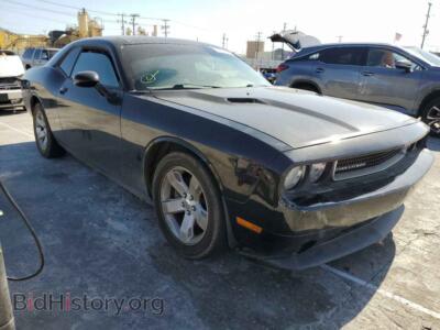 2012 Dodge CHALLENGER, черный — VIN 2C3CDYAG8CH232202, Copart