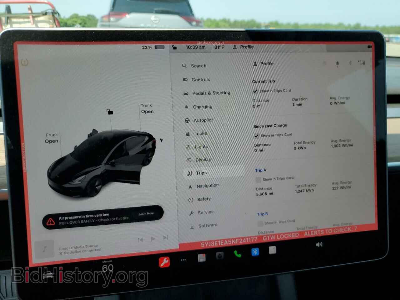 2022 TESLA MODEL 3 - VIN: 5YJ3E1EA5NF241177 - Фото 9