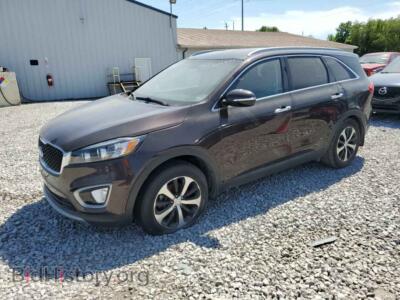 2017 Kia SORENTO EX, черный — VIN 5XYPH4A59HG232983, Copart
