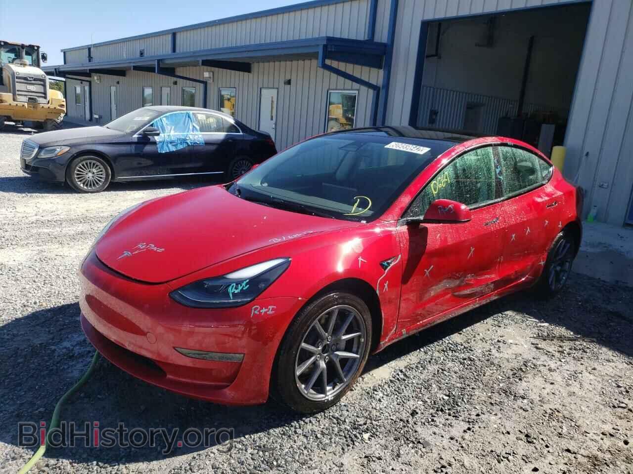 2022 TESLA MODEL 3 - VIN: 5YJ3E1EA9NF185731 - Фото 2