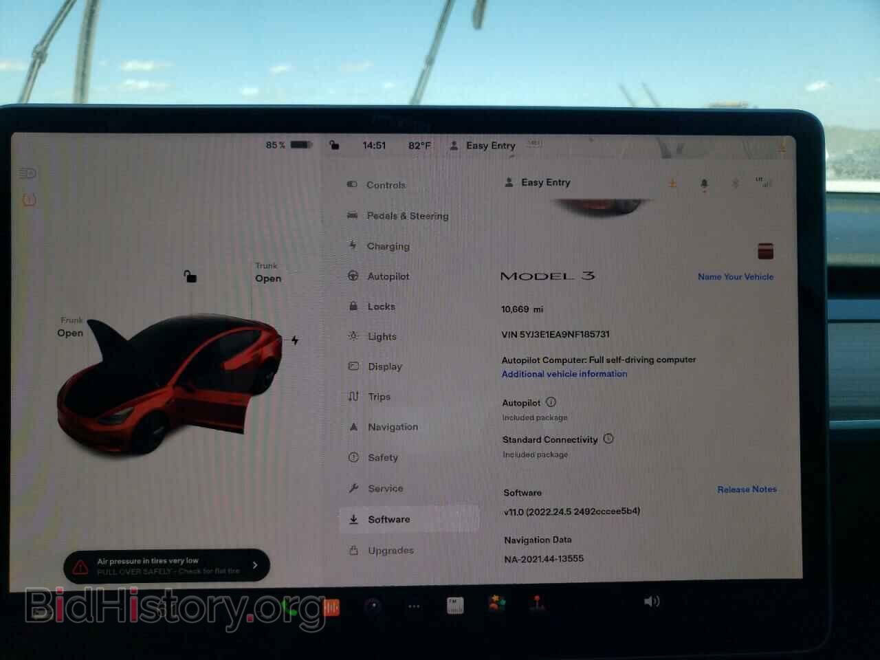 2022 TESLA MODEL 3 - VIN: 5YJ3E1EA9NF185731 - Фото 8