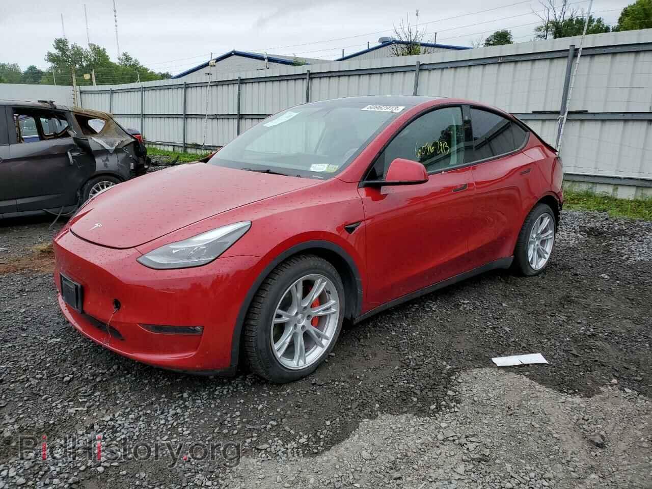 Photo 5YJYGDEF0MF124635 - TESLA MODEL Y 2021