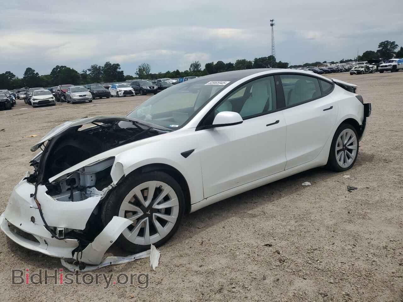 Фотография 5YJ3E1EB1NF200067 - TESLA MODEL 3 2022