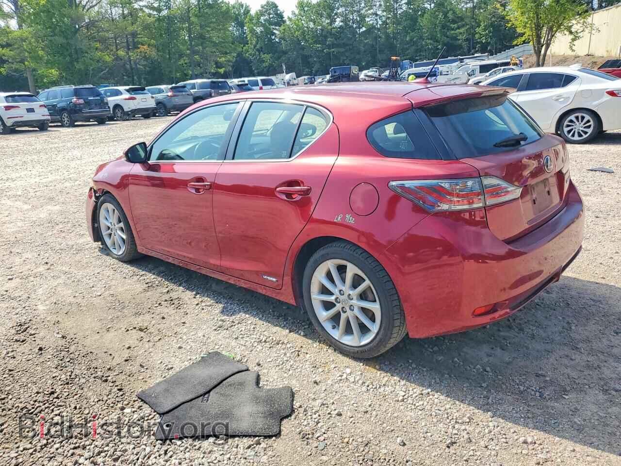 2012 LEXUS CT 200 - VIN: JTHKD5BHXC2048643 - Photo 2