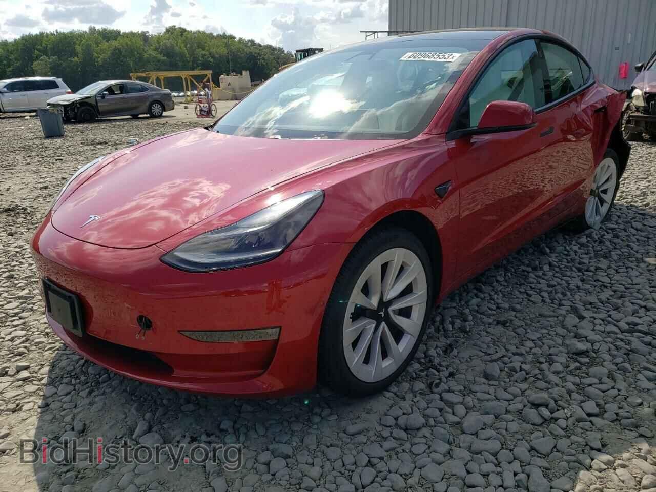 Photo 5YJ3E1EB2MF048508 - TESLA MODEL 3 2021