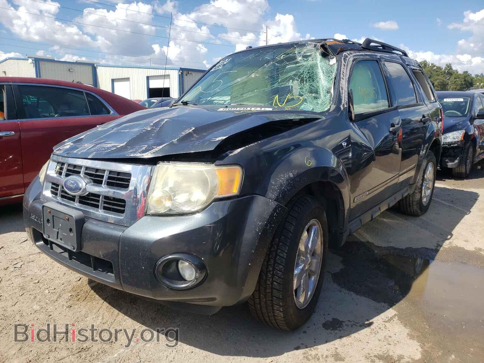 2008 FORD ESCAPE - VIN: 1FMCU03178KC81201 - Фото 2