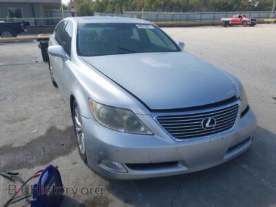 2008 Lexus LS460 LS 460l, серебристый — VIN JTHGL46F485033069, Copart